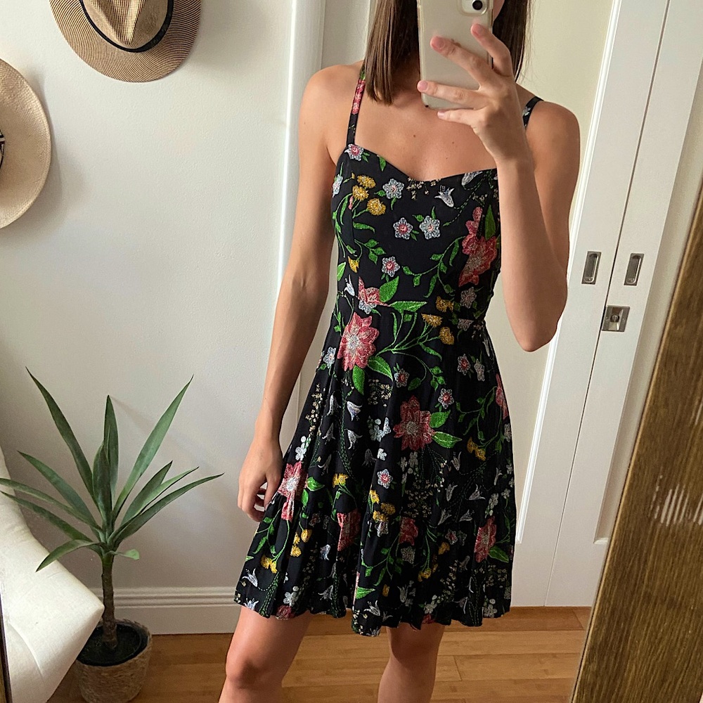 Floral Sundress with Sweetheart Neckline